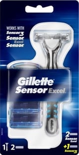 Gillette Razor Sensor Excel + 3 blades
