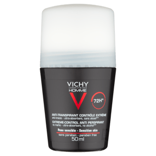 Vichy Homme Roll On Deodorant Sensitive Skin 72H 50ml Sensitive Skin