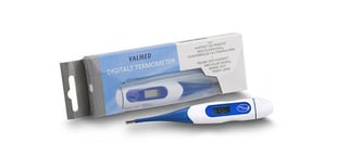 Valmed Pb05660 Digitales Fieberthermometer Kontakt Oral, Rechteckig, Unterarm