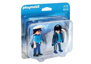 Playmobil Polis och inbrottstjuv 9218