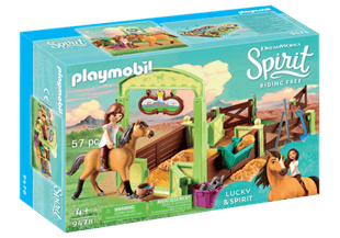Playmobil Hästbox Lucky och Spirit 9478
