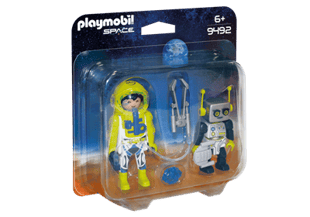 Playmobil Duopack Astronaut Og Robot 9492