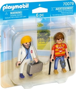 Playmobil Doktor Og Patient 70079