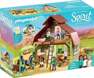 Playmobil Barn With Lucky 70118