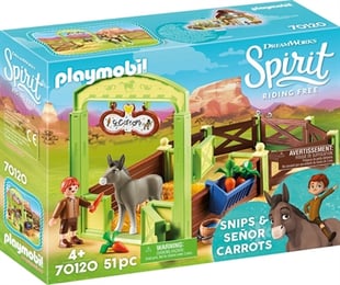 Playmobil Horse Box ' nips & Señor Carrots'  70120