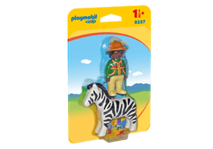 Playmobil 1.2.3 Pojke med zebra 9257.