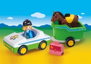 Playmobil Pkw Mit Pferdeanhänger 70181