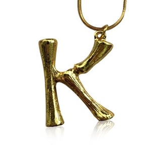 Everneed Bamboo Letters K – Guld