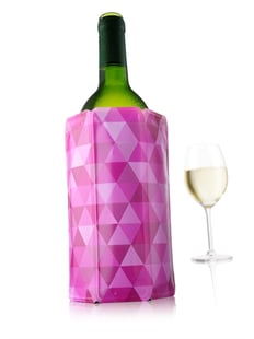 Vacuvin Active Cooler Wine Diamond Pink J-Hook