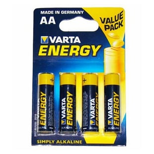 Alkaliska Batterier Varta LR06 AA (4 uds)