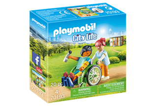 Playmobil Patient i Rullstol 70193