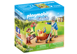 Playmobil Oma Mit Rollator  70194