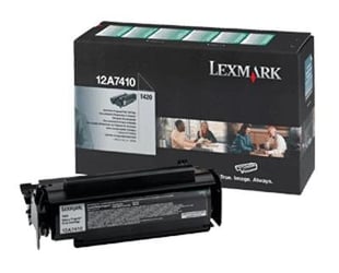 Lexmark 12A7410 Schwarz Lasertoner, 5.000 sider