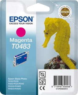 Epson T0483 C13T04834010 Magenta Bläckpatron, 450 sider