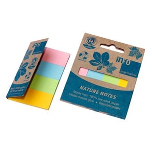 Index Page Markers Neon Papir Indexfaner (4 Farver)