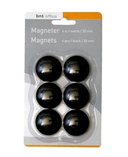 Magneter 30 Mm Sort (6)