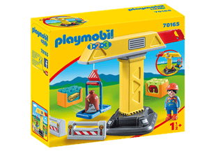 Playmobil 1.2.3 Baukran 70165