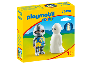 Playmobil 1.2.3 Knight with Ghost 70128