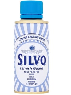 Silvo Liquid Silver Chrome Polish Tarnish Guard 175ml