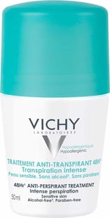 Vichy 48Hr Antiperspirant Rollon 50ml Sensitive Skin  Alcohol Free