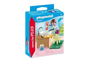 Playmobil Pige, Der Børster Tænder 70301