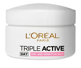 L’Oréal Day Cream Triple Active Dry & Sensitive 24H 50ml