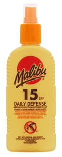 Malibu Daily Defense Sun Spray SPF 15 200 ml