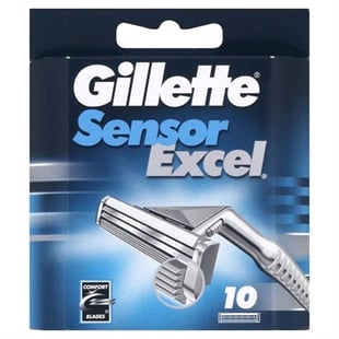 Gillette Sensor Excel Rasierklingen - 10 Stück