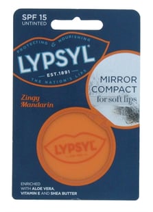 Lypsyl 9G Mirror Compact Lip Balm Zingy Mandarin