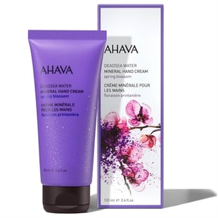 Ahava Deadsea Water Mineral Hand Cream 100ml Spring Blossom