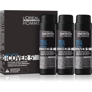 L' Oréal Homme Cover 5 fv.7 Blond 3 X 50 ml