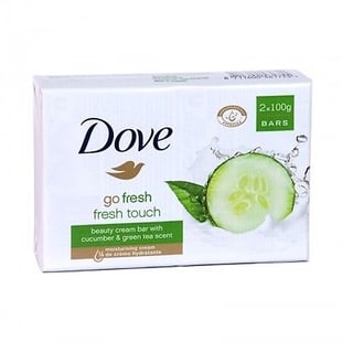 Dove Bar Soap 2X100G Go Fresh Cucumber