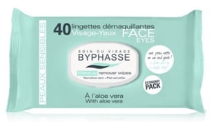 Byphasse Remover Cleansing Wipes 40 '  Aloe Vera Sensitive Skin