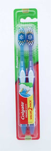 Colgate Toothbrush Premium White Medium Twin