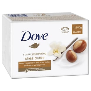 Dove Soap Bar Shea Butter 4Pk 100Gm