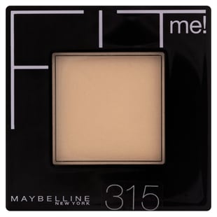 Maybelline Fit Me Pressed Powder Set + Smooth 9G Soft Honey #315 Normal To Dry