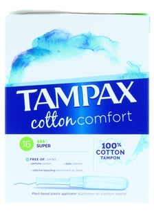 Tampax Cotton Comfort Super 16's