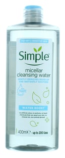 Simple 400ml Micellar Cleansing Water Water Boost
