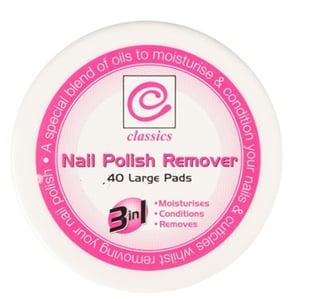 Classic Nail Polish Remove Pads 40' 