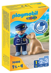 Playmobil Politibetjent med hund 70408