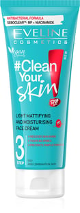 Eveline Clean Your Skin Light Mattifying&Moisturising Face Cream 75ml