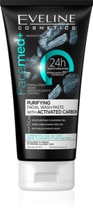 Eveline Facemed+ Purifying Facial Wash Paste With Activated Carbon 150ml