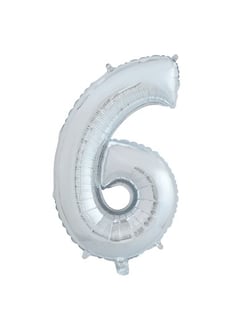 Ballon Nummer "6" 65 cm