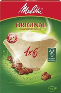 Kaffefilter 1 X 6 Vid 40 st