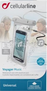 Waterproof "Voyager" cover for smartphones, White