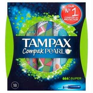 Tampax Pearl Compak 18'