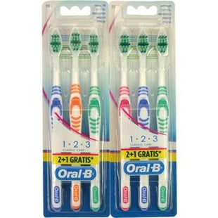 Toothbrush Oral-B Classic Care 35 Med. 2+1