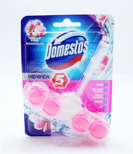 Domestos Power 5 toalettblock Rosa Magnolia 55g