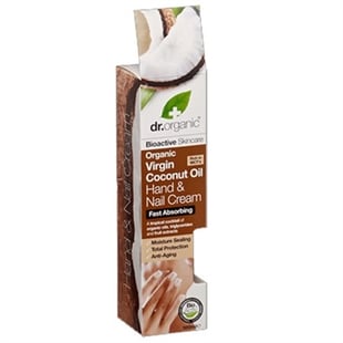 Dr. Organic, Virgin Coconut Oil Hand & Nail Cream, 100 Ml.