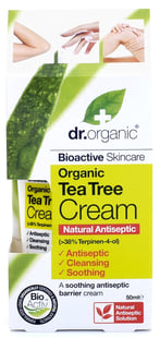 Dr. Organic, Tea Tree Cream, 50 Ml.